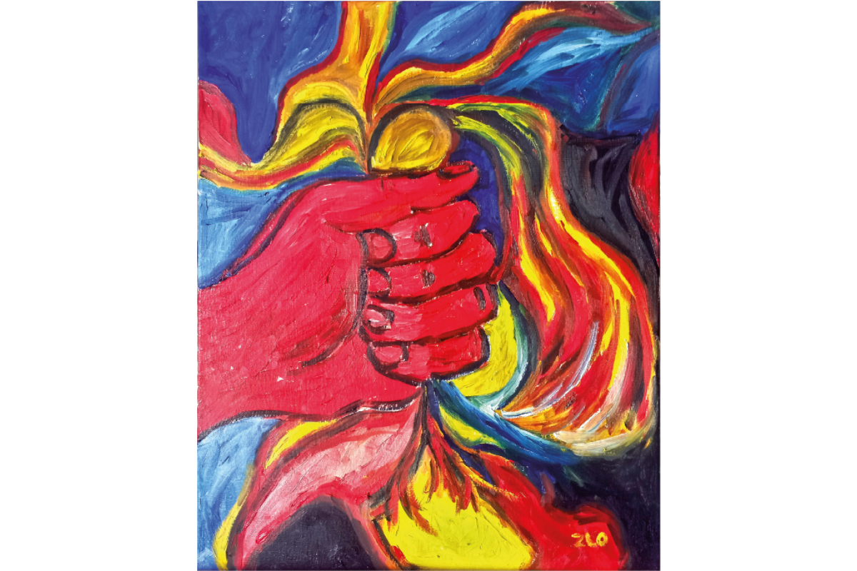 The left hand